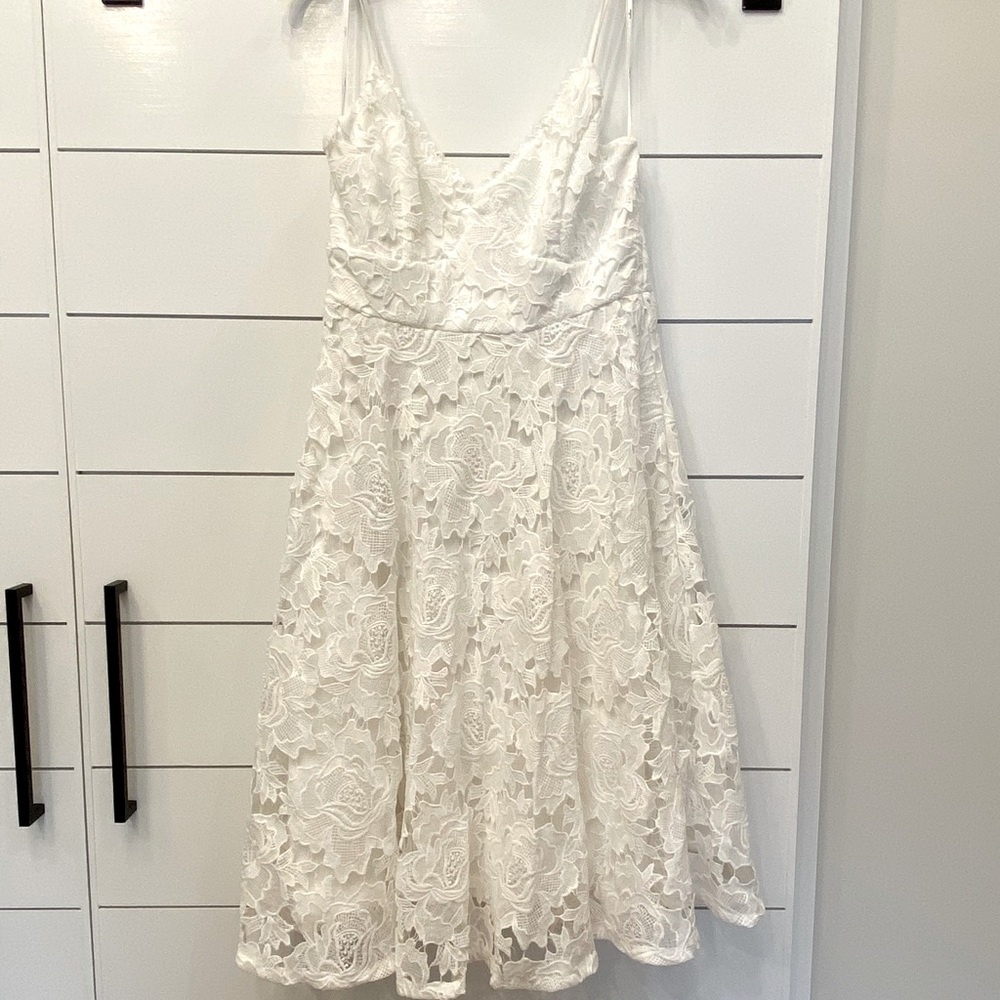 White Skater Dress